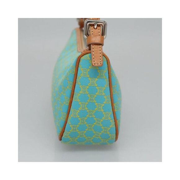 Pre Loved Celine Macadam Women Blue Clutches - Picture 4 of 8